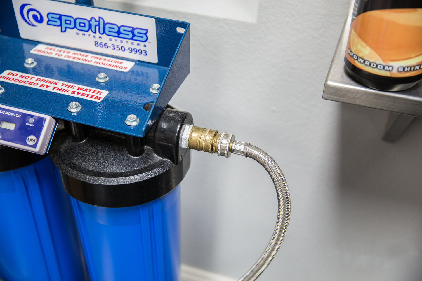 Raccord rapide femelle 3/4" pour tuyau d'arrosage en laiton