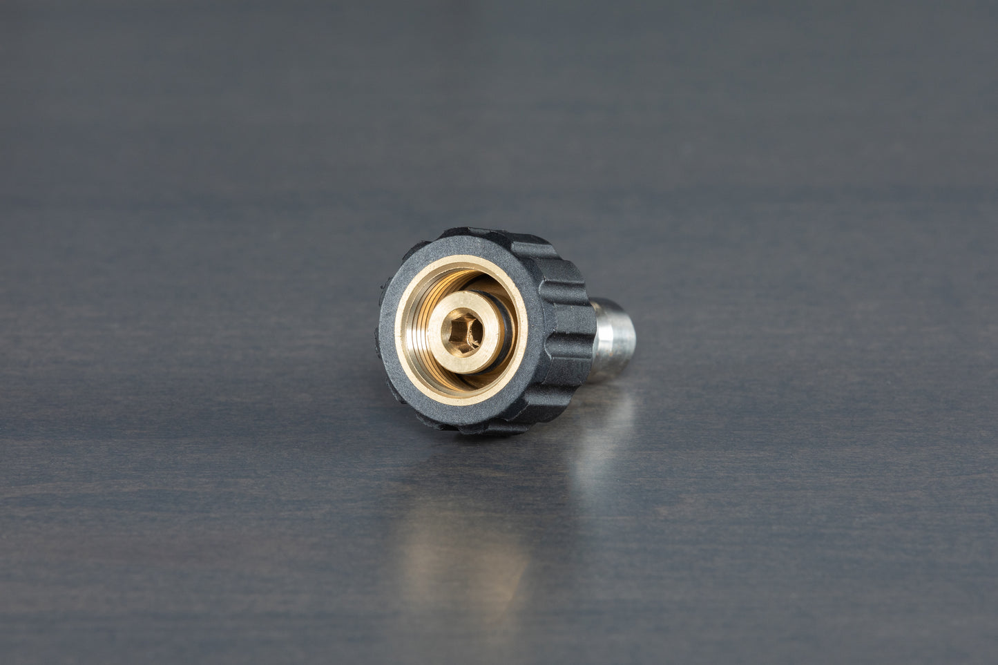 Stainless Steel M22 Female (14mm) to 3/8" QD Plug