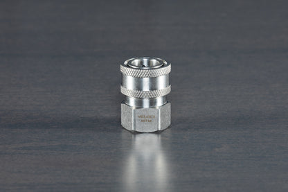 Stainless Steel 3/8" Female QD Coupler