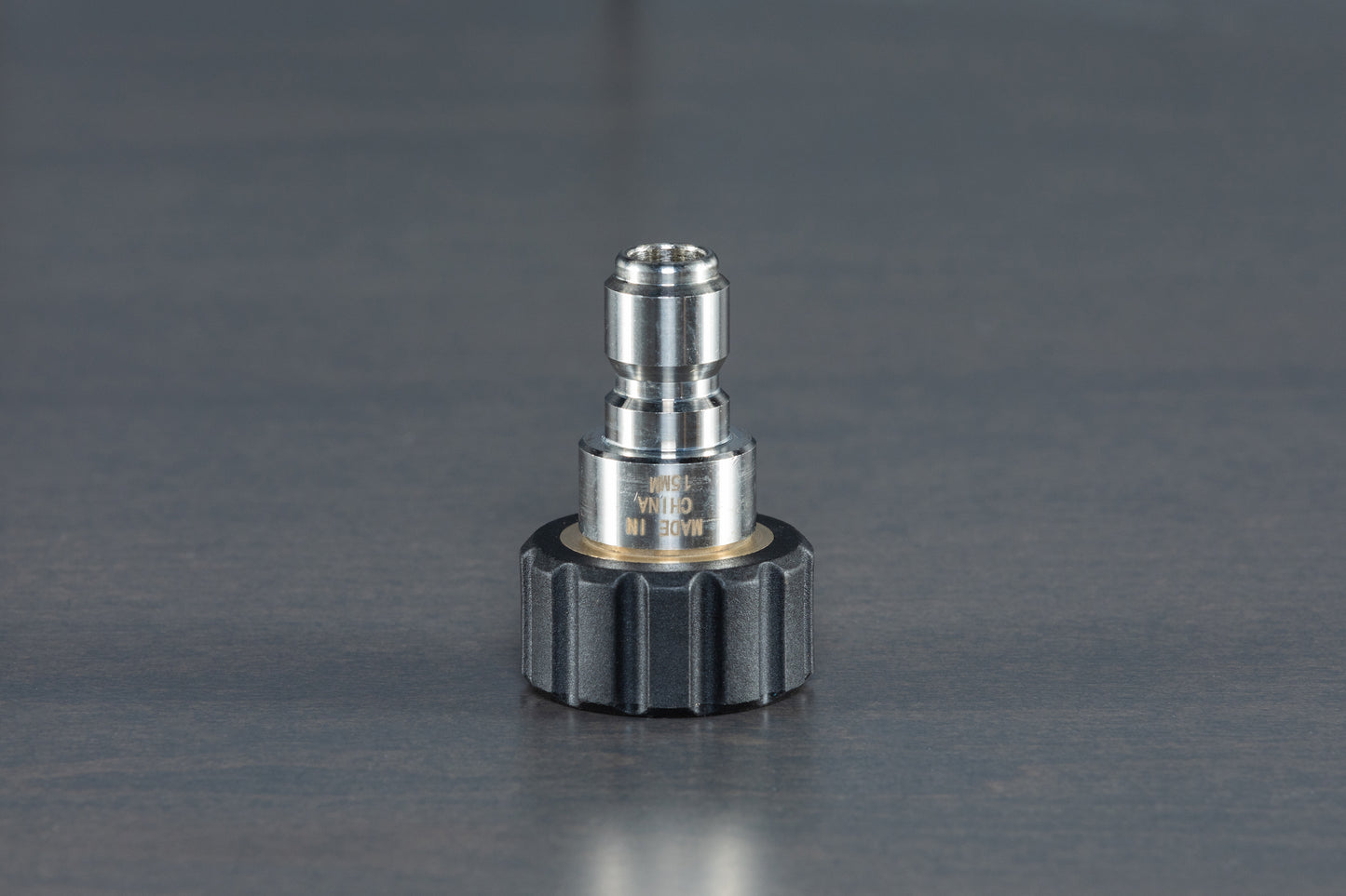Stainless Steel M22 Female (15mm) to 3/8" QD Plug
