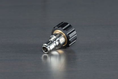 Stainless Steel M22 Female (15mm) to 3/8" QD Plug