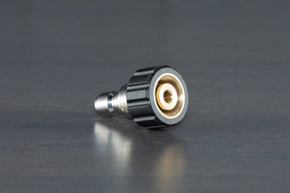 Stainless Steel M22 Female (15mm) to 3/8" QD Plug