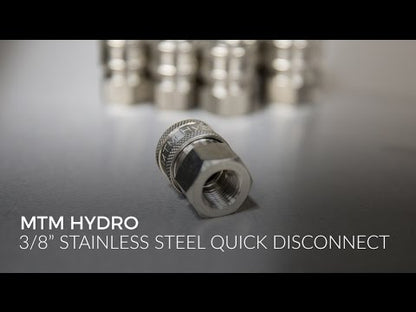 Stainless Steel 3/8" Female QD Coupler