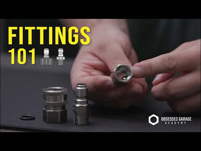 Stainless Steel 3/8" Female QD Coupler